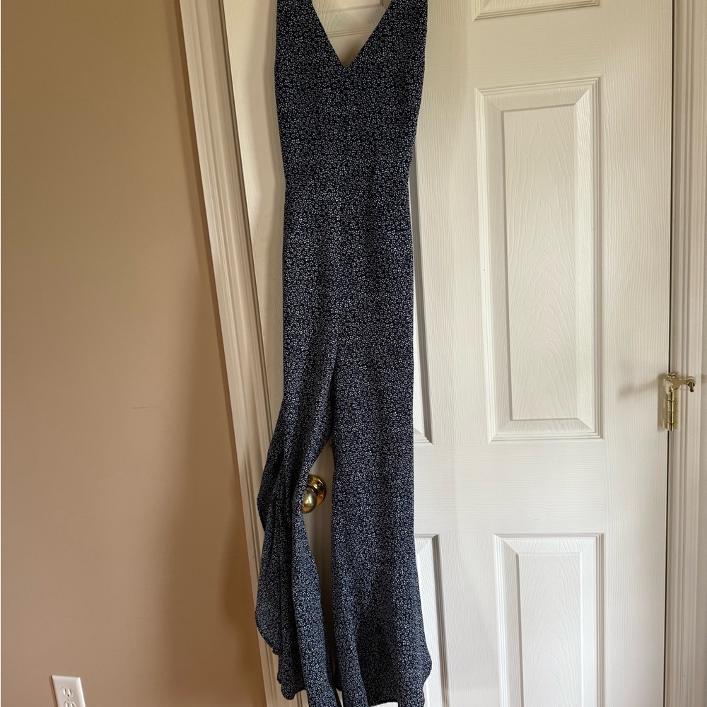 Elegant Black and White Jumpsuit